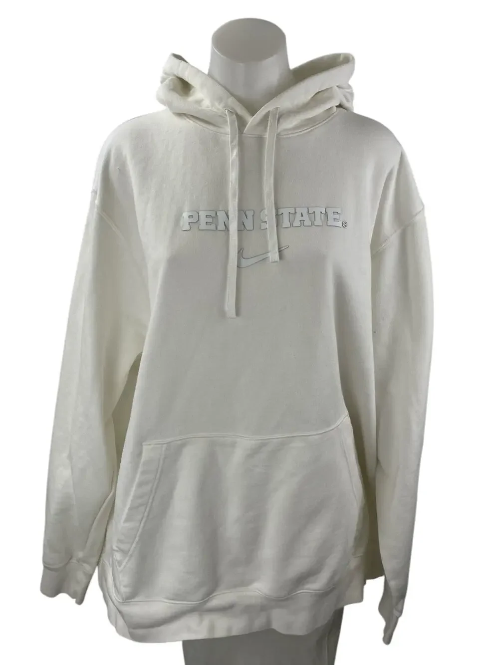 Nike Penn State Women's White Hoodie Hooded Pullover Sweatshirt Top Size XXL